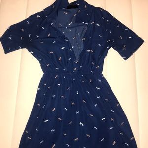 Navy blue dress